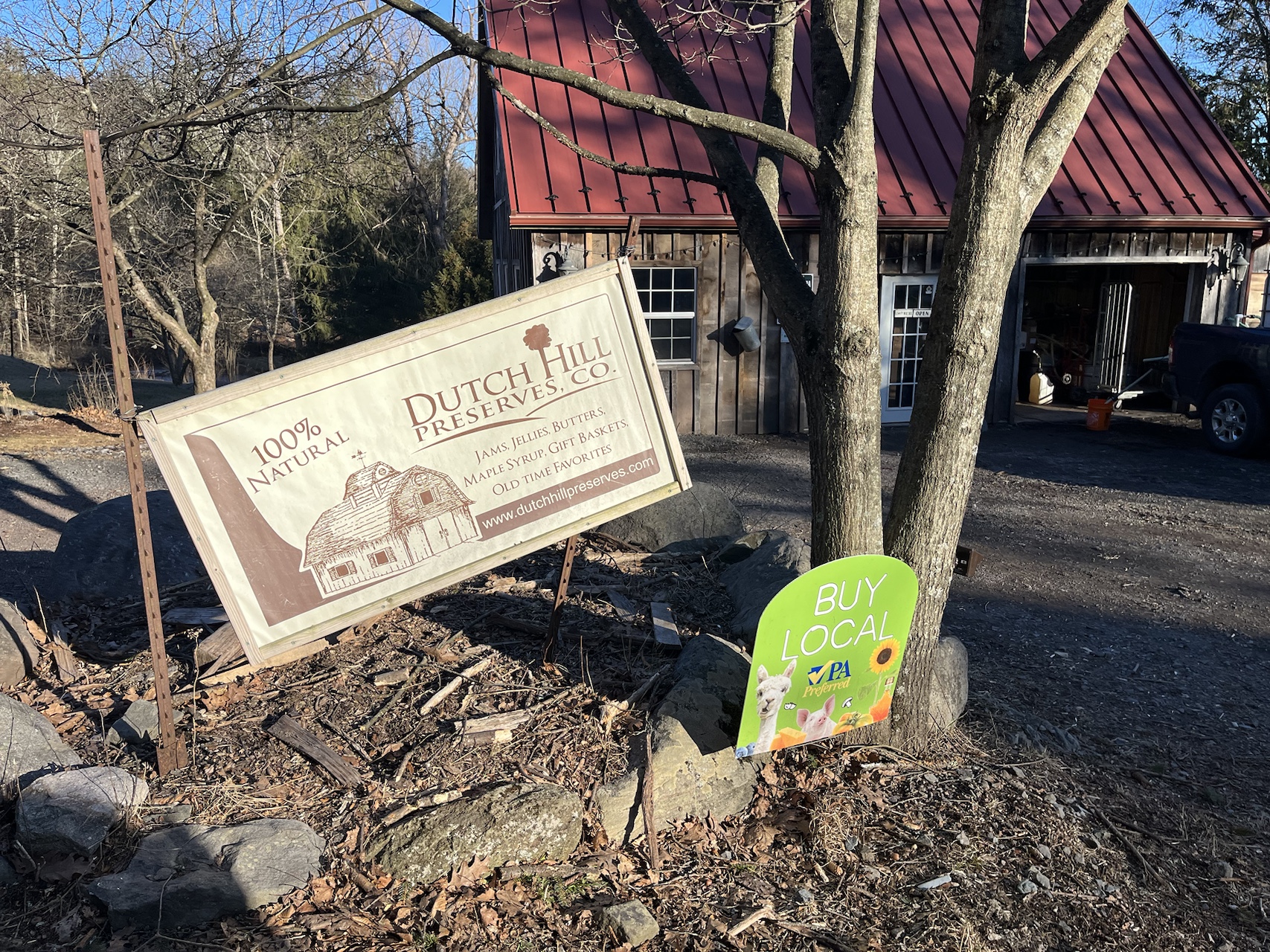Dutch Hill Preserves Farm near Lake Wallenpaupack Pennsylvania