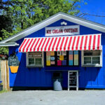 Papas Ice Cream Cottage Ice cream shop in Honesdale Pennsylvania