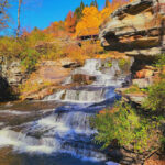 Tanners Falls Walking Trail Hiking Area in Honesdale Pennsylvania